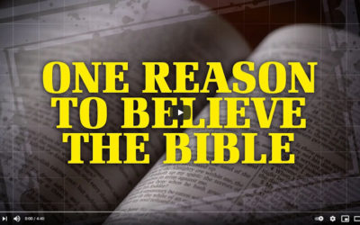 One Reason to Believe the Bible