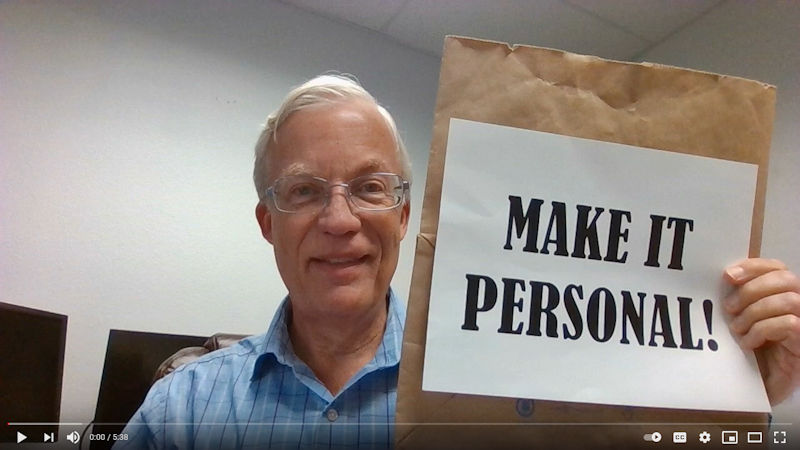 Make It Personal! Mark 5:19-20