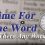 Time For The Word: Is There Any Word?