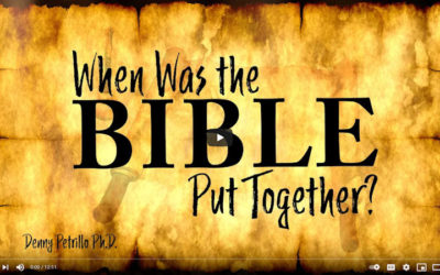 When Was the Bible Put Together?