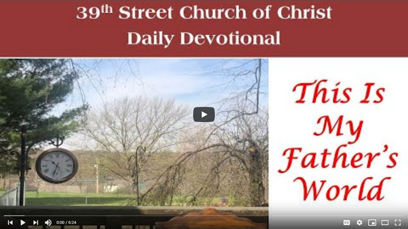 This is My Father’s World