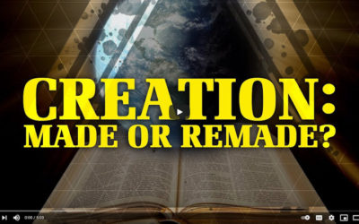 Creation: Made or Remade?