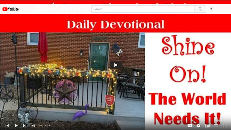 Shine On! The World Needs it!