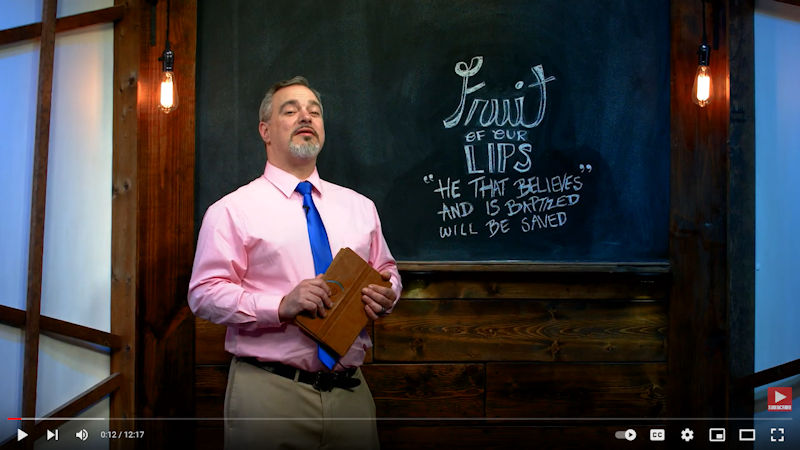 He That Believes and is Baptized Will be Saved