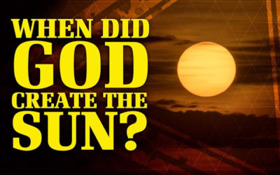 When Did God Create the Sun?
