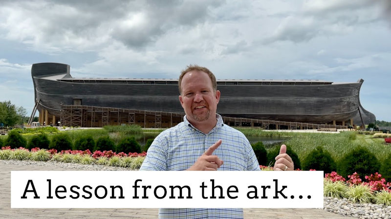 A lesson from the ark…