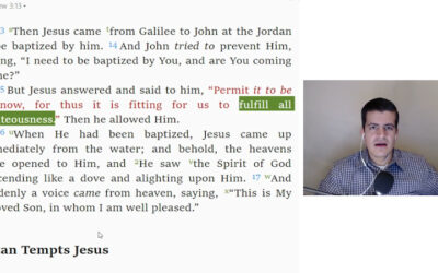 Why Was Jesus Baptized?
