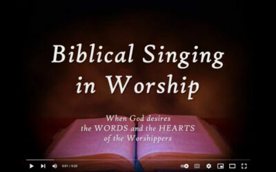 Biblical Singing in Worship