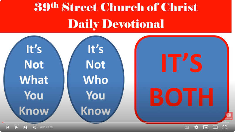It’s Not What You Know or Who You Know… It’s BOTH