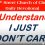 I Understand, I Just Don’t Care