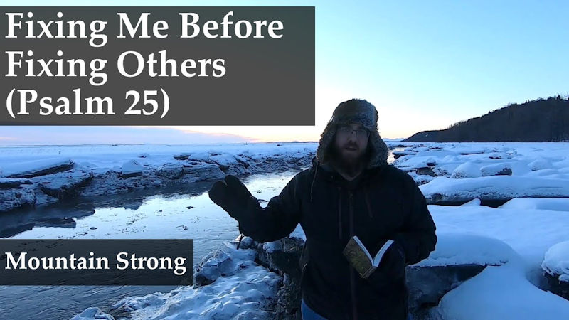 Psalm 25 – Fixing Me Before Fixing Others