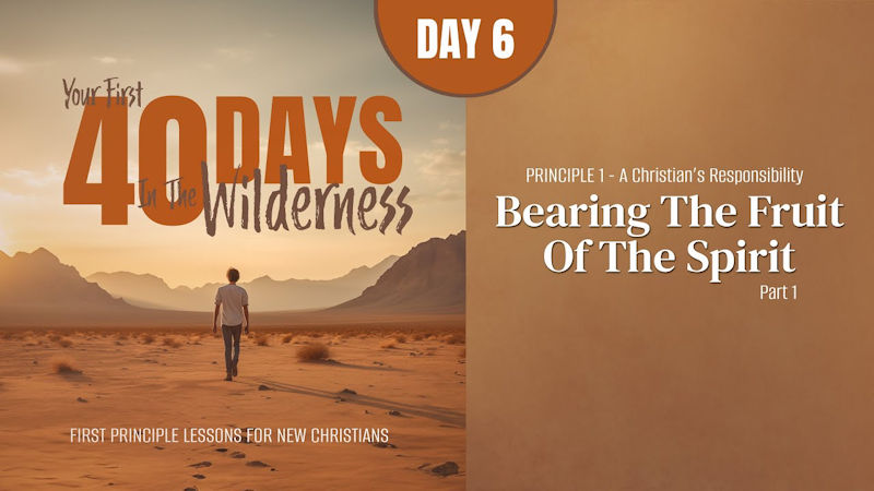 Bearing the Fruit of the Spirit (Part 1)