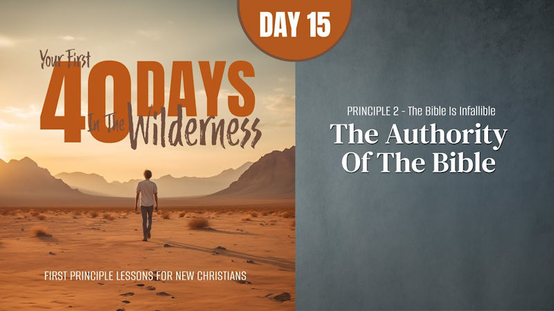 The Authority of the Bible