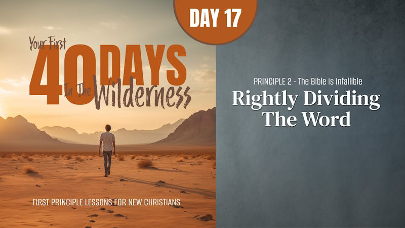 Rightly Dividing the Word
